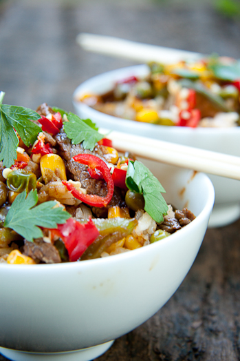 Fried Rice with Beef