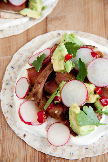 Spicy Steak Tortillas