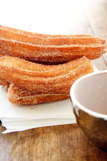 Churros with Chocolate Sauce