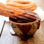 Churros with Chocolate dipping sauce