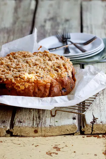 Ina Garten's Blueberry crumb cake