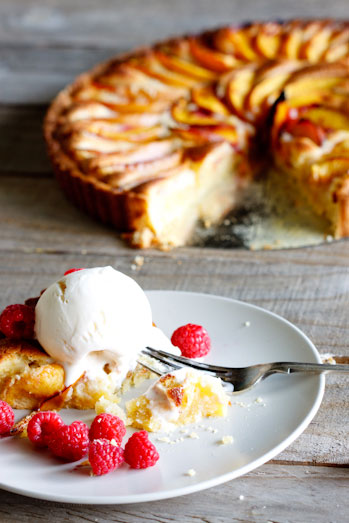 Nectarine Frangipane Tart