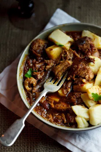 Slow-braised Pork Ragu with Roasted Garlic Gnocchi Slow-braised Pork Ragu with Roasted Garlic Gnocchi