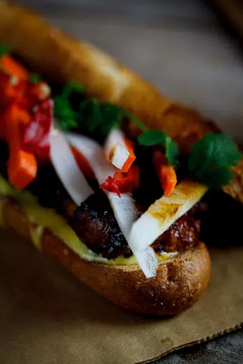 Caramelised Pork Bahn Mi Caramelised Pork Bahn Mi