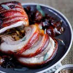 Stuffed Pork Belly roast with Apples & Sage