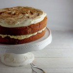 Milk Tart layer cake – Vanilla cake with Milk Tart cream filling