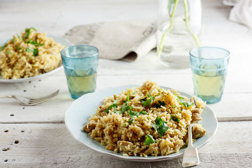 Lemon-Pistachio Pilaf