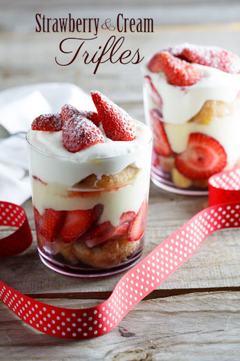 Strawberry & Cream Trifle