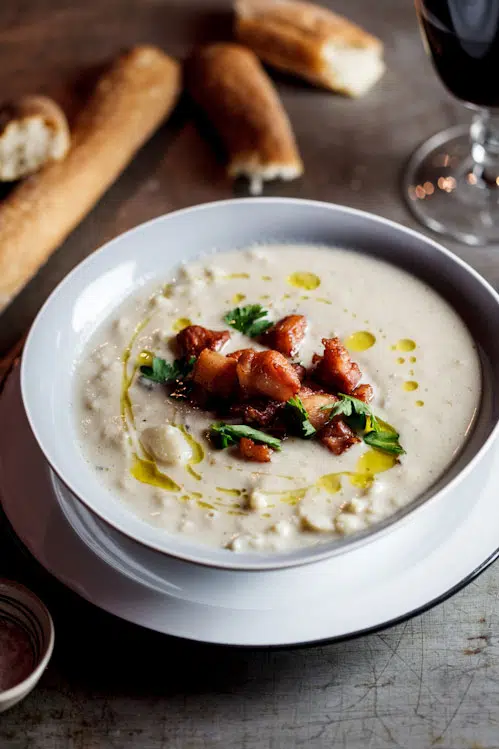 Roasted cauliflower & Truffle soup