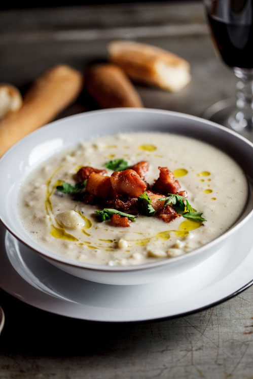 Roasted cauliflower & Truffle soup