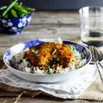 Curried baked Hake