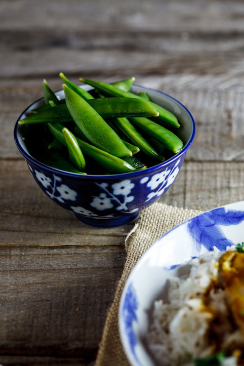 Curried baked hake