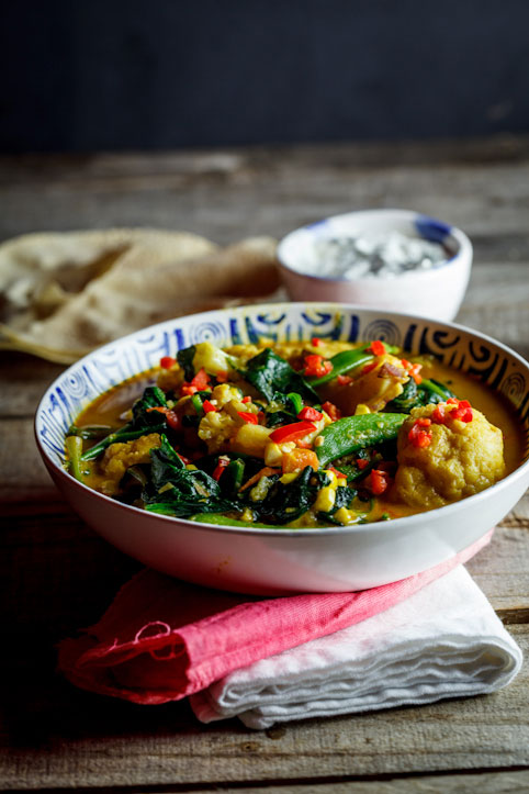 Coconut vegetable curry