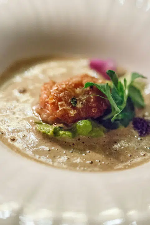 Sweetbread with Morel mushroom foam