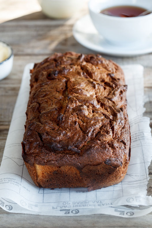 Peanut butter swirl banana bread