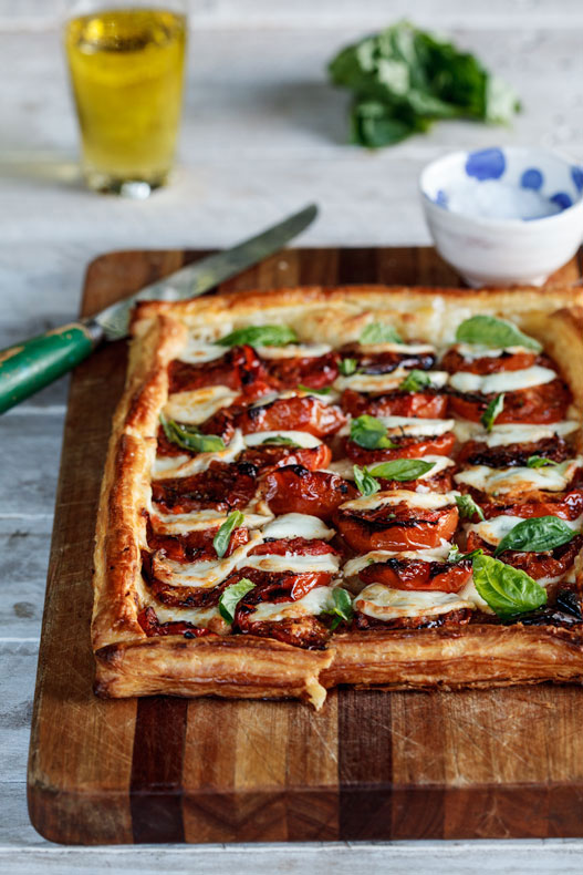 Caprese tart