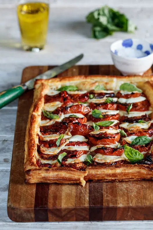 Caprese tart