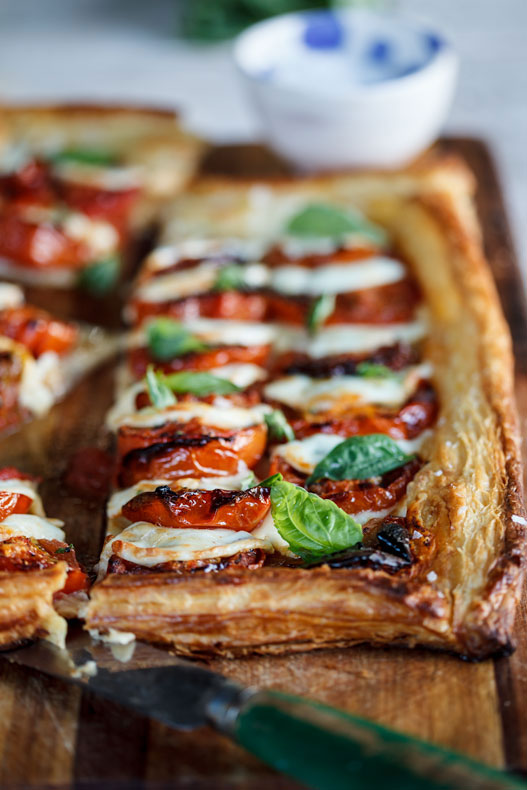 Caprese tart