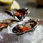 Oysters with Tobasco Granita