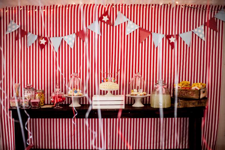 Circus Party Candy Buffet