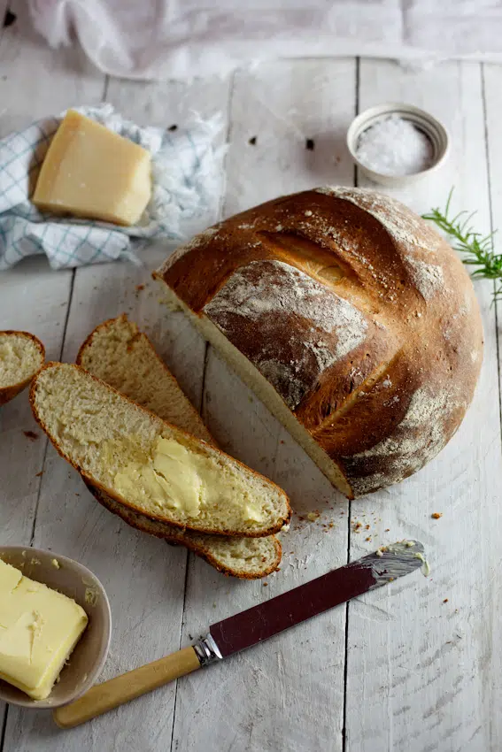Pecorino & potato bread Pecorino & potato bread
