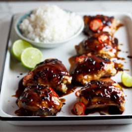 Sweet chilli and soy baked chicken