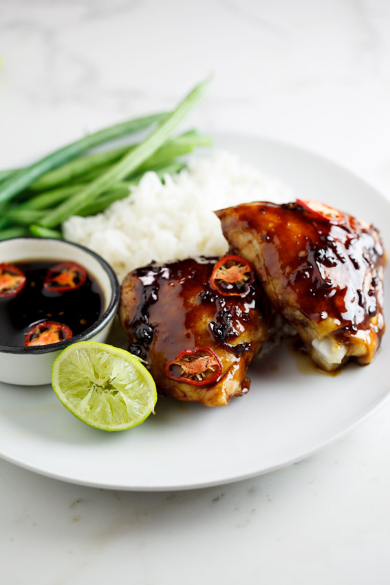 Sweet chilli and soy baked chicken