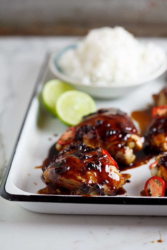 Sweet chilli and soy baked chicken