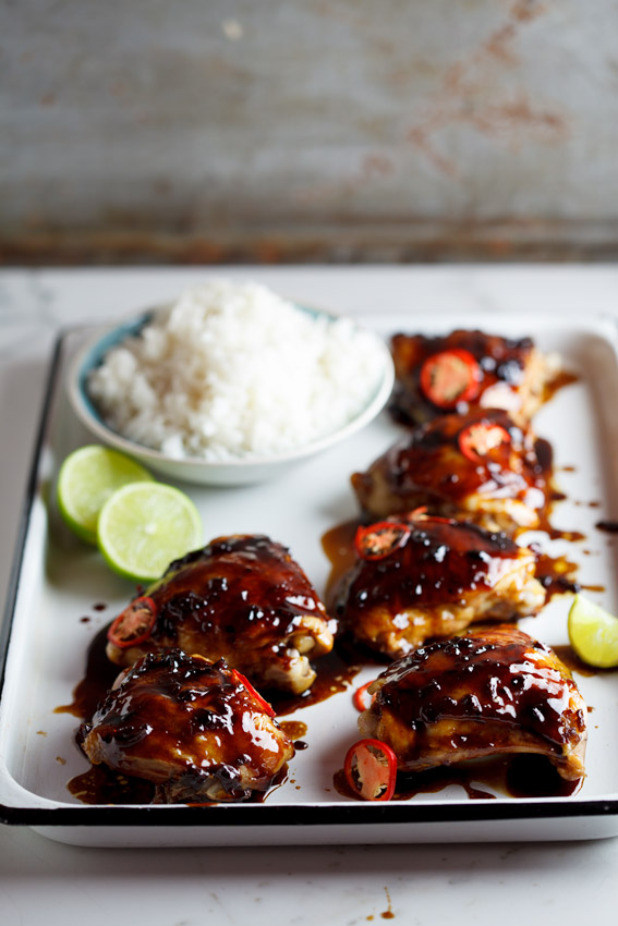 Sweet chilli and soy baked chicken