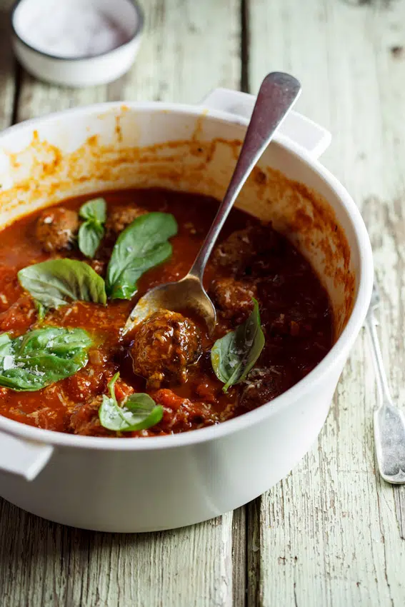 Meatballs in rich tomato sauce Meatballs in rich tomato sauce