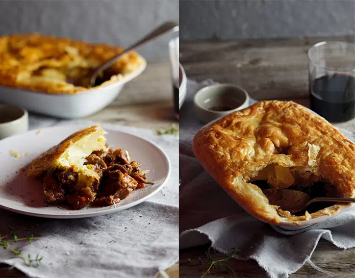 Lamb shank pie