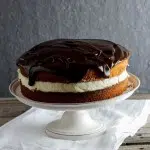 Coconut Boston cream pie