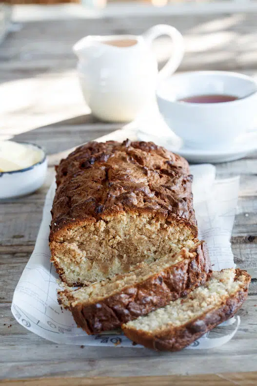 Peanut butter swirl banana bread