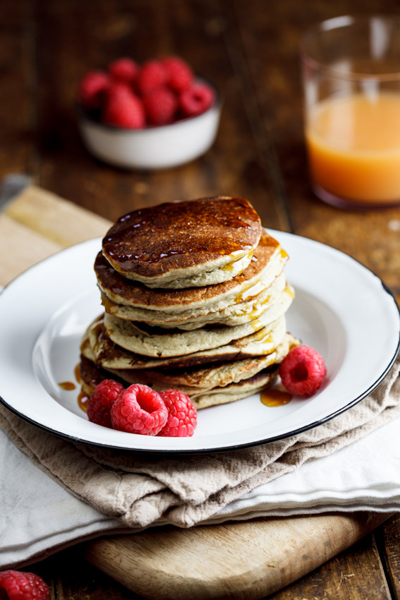 Healthy Banana Oat pancakes