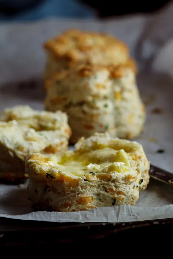Cheese & chive scones