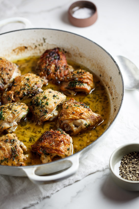 Baked Chicken With White Wine Garlic And Herbs Simply