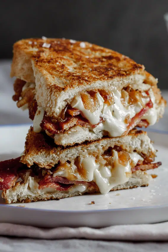 Bacon & Brie grilled cheese