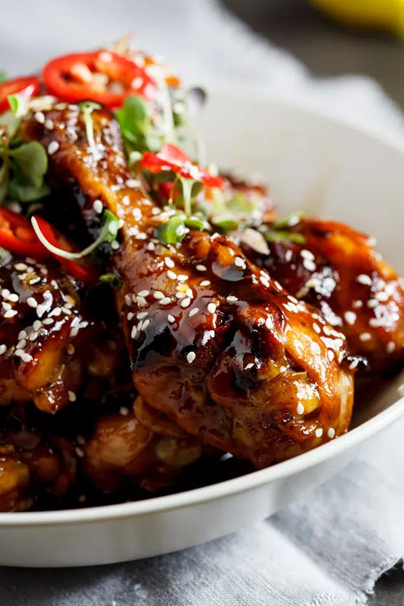 Sweet sesame chicken