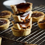 Salted caramel and chocolate cups
