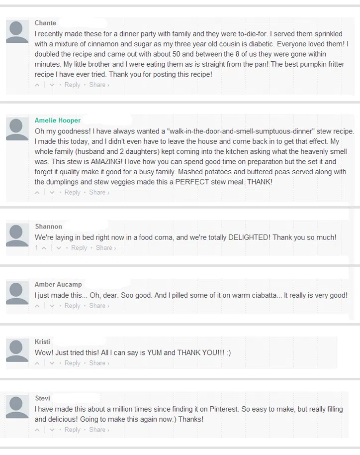 comments