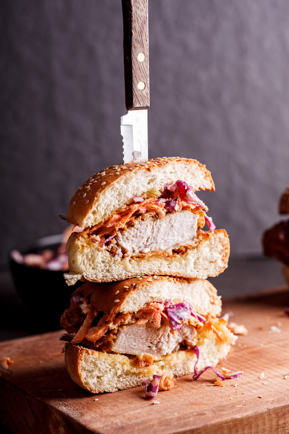 Fried chicken sandwich