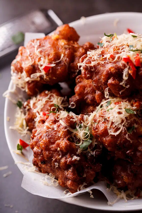 Jalapeño corn fritters