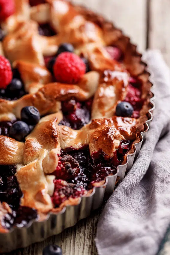 Mixed berry pie Mixed berry pie