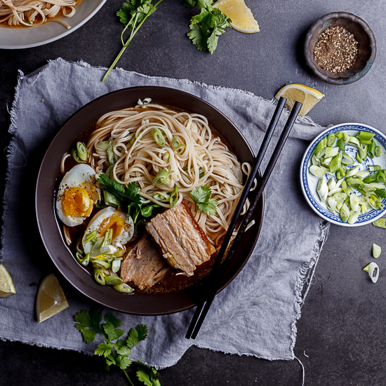 TONKOTSU RAMEN WITH PORK BELLY