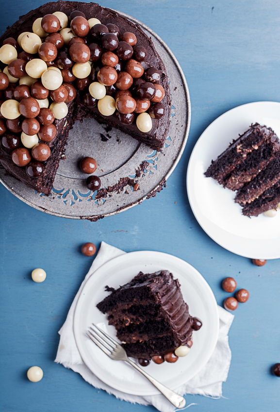 Chocolate coffee cake