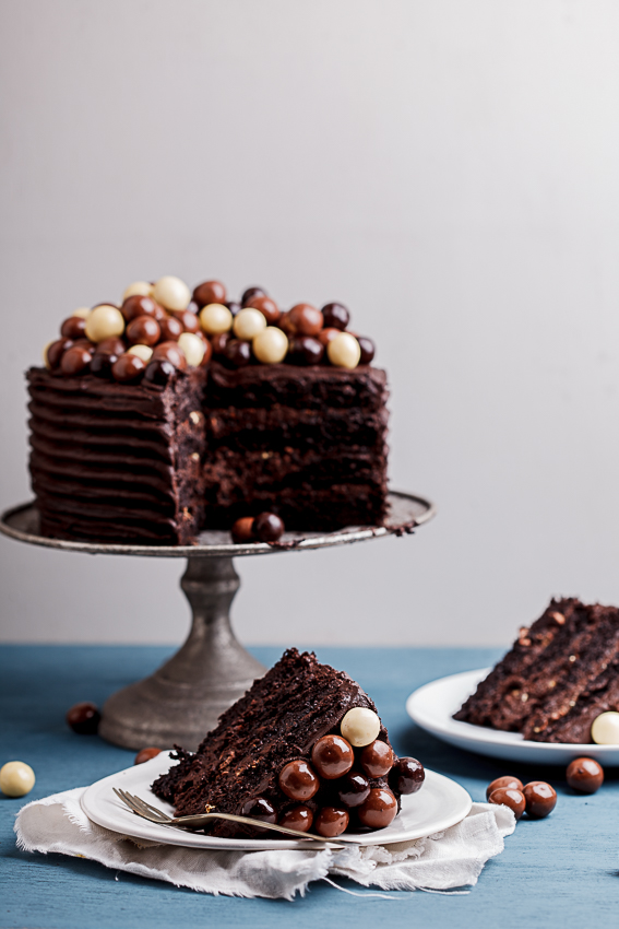 Chocolate coffee cake