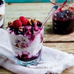 Low carb berry breakfast parfaits