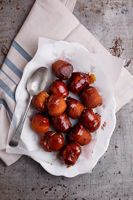 Crème brûlée doughnuts