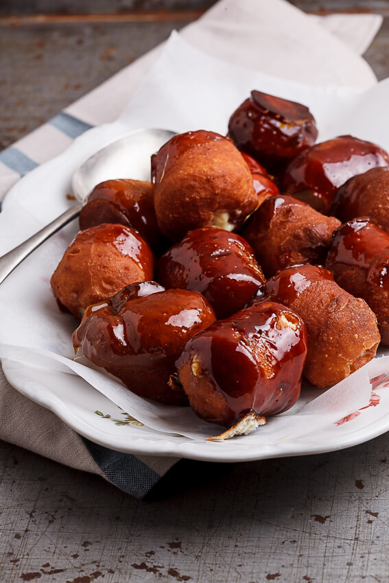 Crème brûlée doughnuts