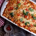 Mexican chicken and rice casserole